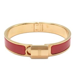 Hermes HERMES Click Cadena Bangle GP (Gold Plated) PG Plated Women's Gold Pink ST1210