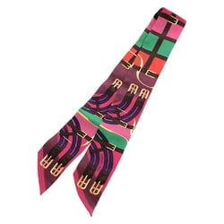 Hermes HERMES Scarf Muffler/Scarf Silk Men's Women's Pink