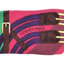 Hermes HERMES Scarf Muffler/Scarf Silk Men's Women's Pink