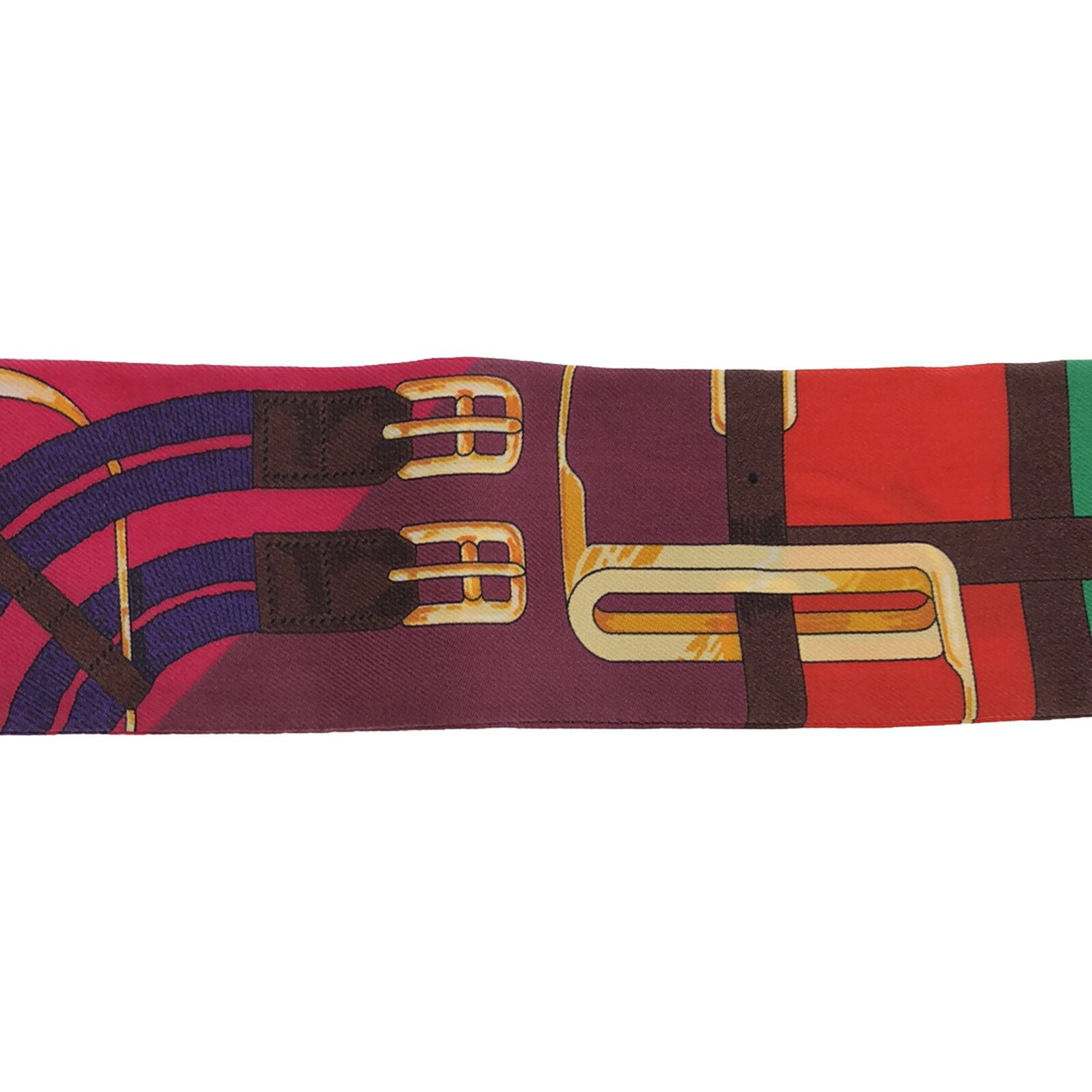 Hermes HERMES Scarf Muffler/Scarf Silk Men's Women's Pink