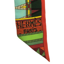 Hermes HERMES Scarf Muffler/Scarf Silk Men's Women's Red