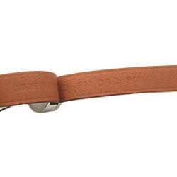 Hermes HERMES Serie Neck Strap Leather Swift Men Women Brown