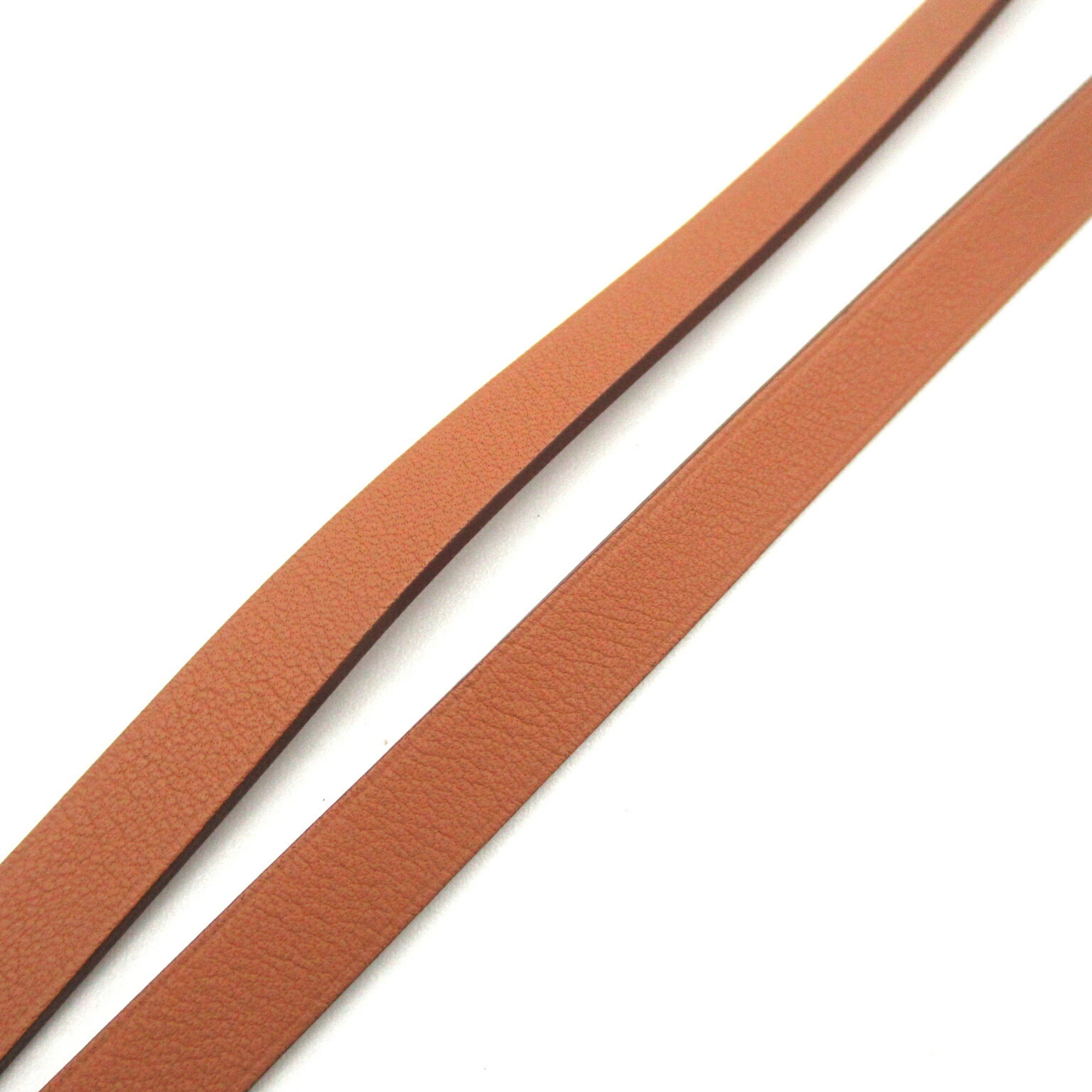 Hermes HERMES Serie Neck Strap Leather Swift Men Women Brown