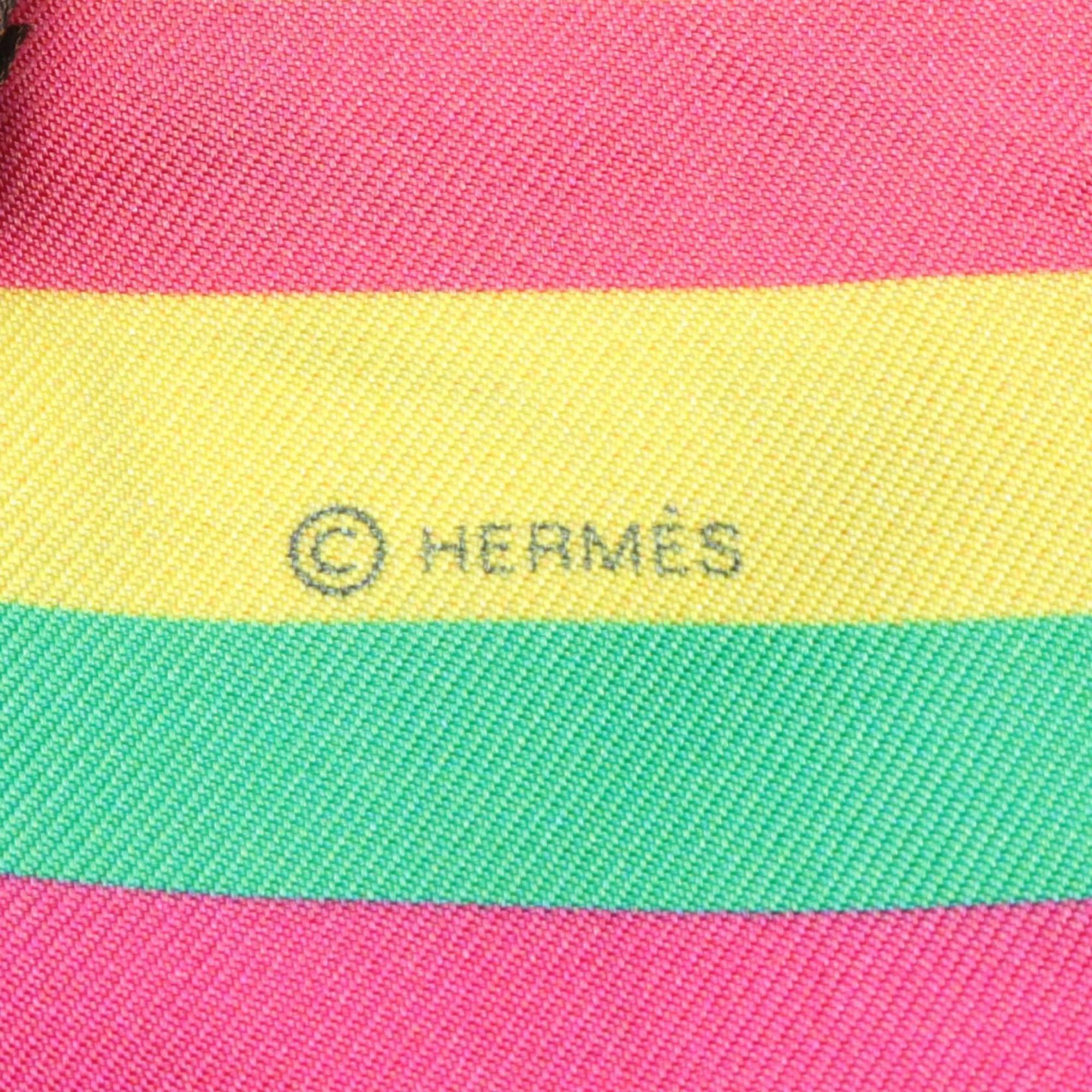 Hermes HERMES Twilly LES BAIGNEUSES Scarf Silk Women's Multicolor 062748S-06