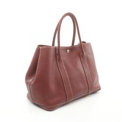 Hermes HERMES Garden PM Tote Bag Negonda Women's Bordeaux