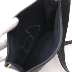 Hermes HERMES Evelyn TPM Cabane Shoulder Bag Taurillon Clemence Women's Black