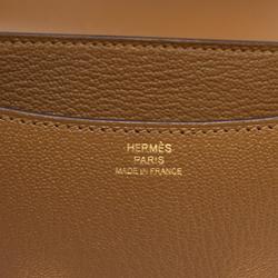 Hermes HERMES Constance Craft Shoulder Bag Chevre Ladies Brown