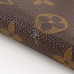 Louis Vuitton Agenda PM Notebook Cover R20005 Monogram Canvas 2005 Brown CA0015 Snap Button Unisex