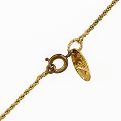 Chanel CHANEL Coco Mark Necklace Gold Plated Approx. 7.5g COCO Women's