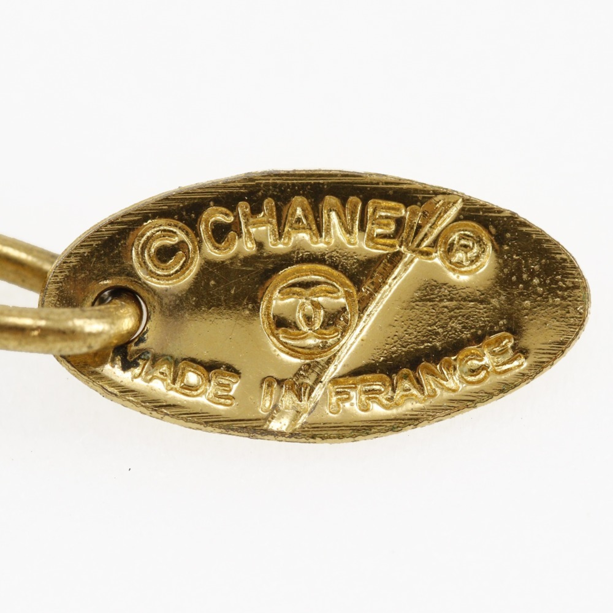 Chanel CHANEL Coco Mark Necklace Gold Plated Approx. 7.5g COCO Women's