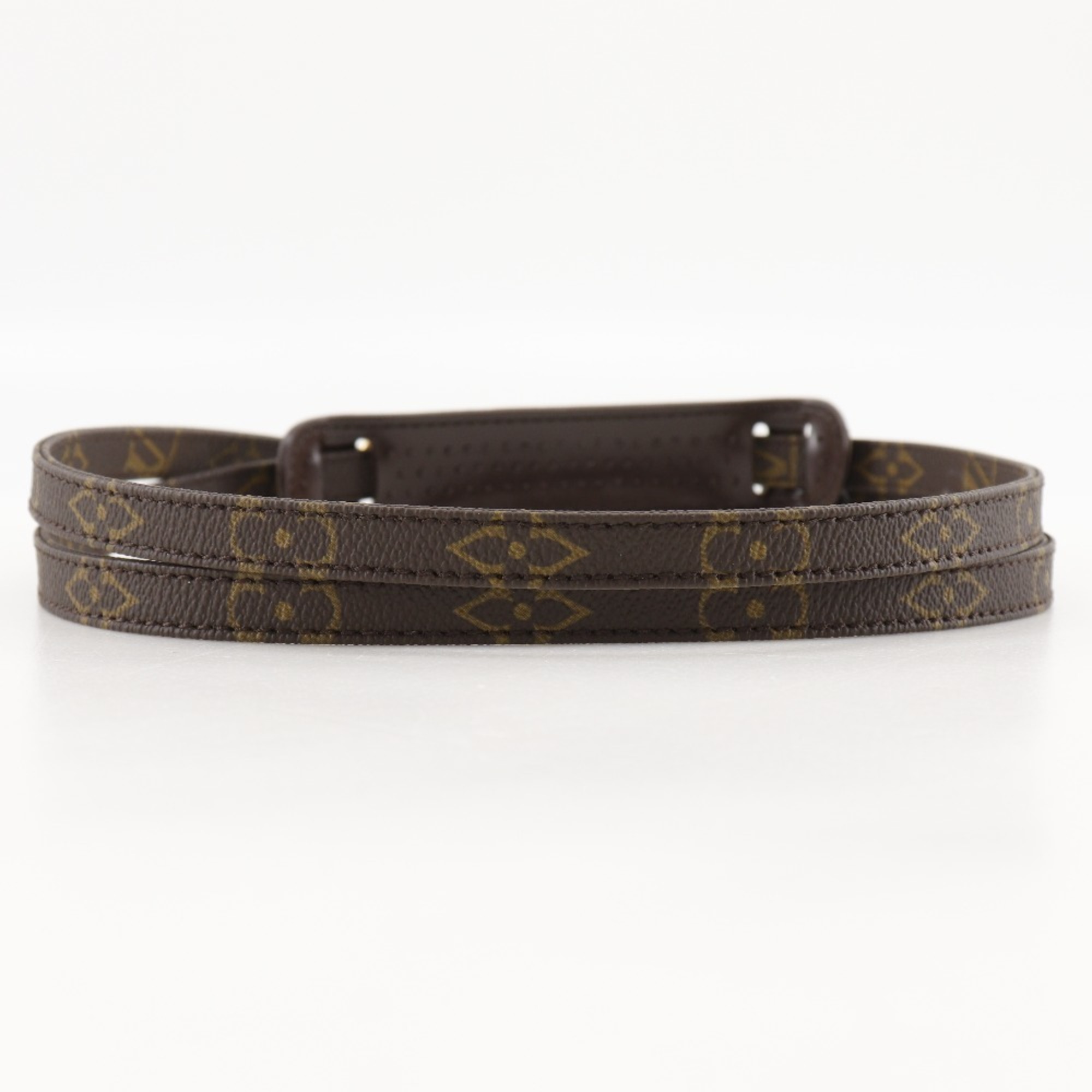 LOUIS VUITTON Shoulder Strap Monogram Canvas Brown Unisex