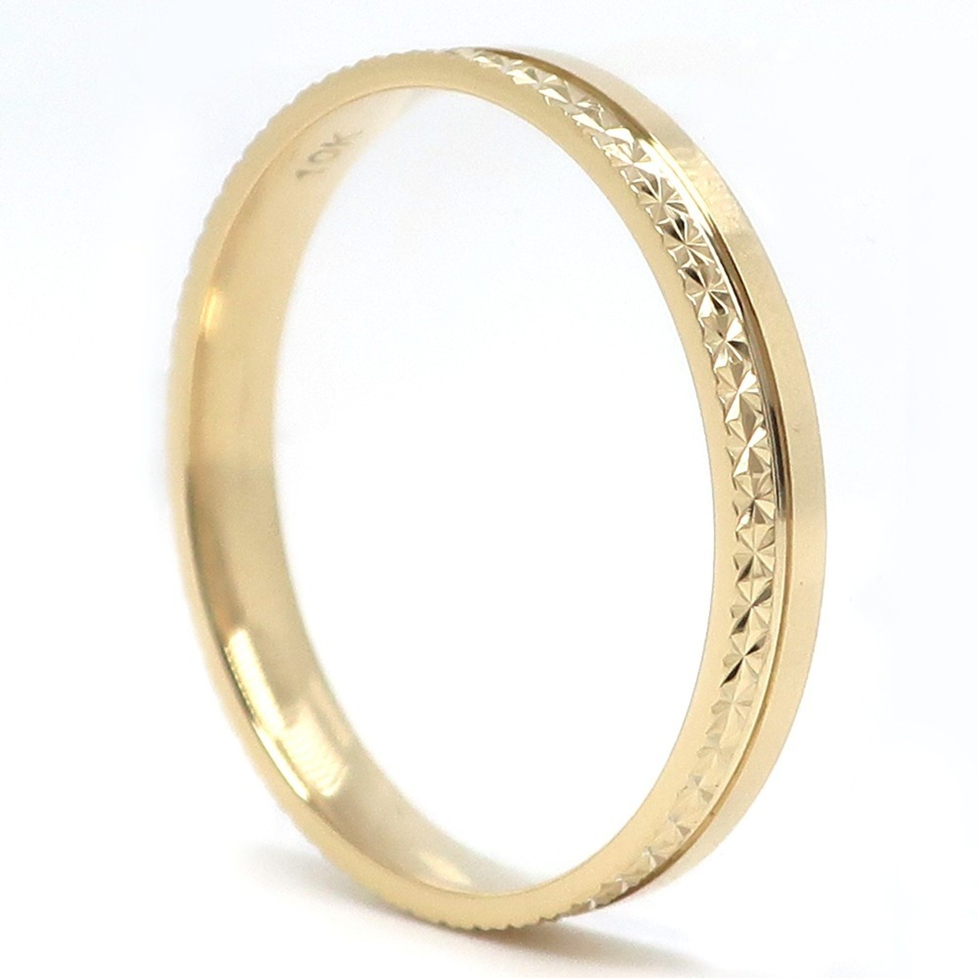 AVALANCHE size 18.5 ring, K10 yellow gold, approx. 1.9g, men's