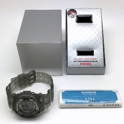 G-SHOCK CASIO Watch DW-8200MS-8T FROGMAN MEN IN SME Frogman Men in Smoke Gray Skeleton Titanium Case Mikunigaoka Store