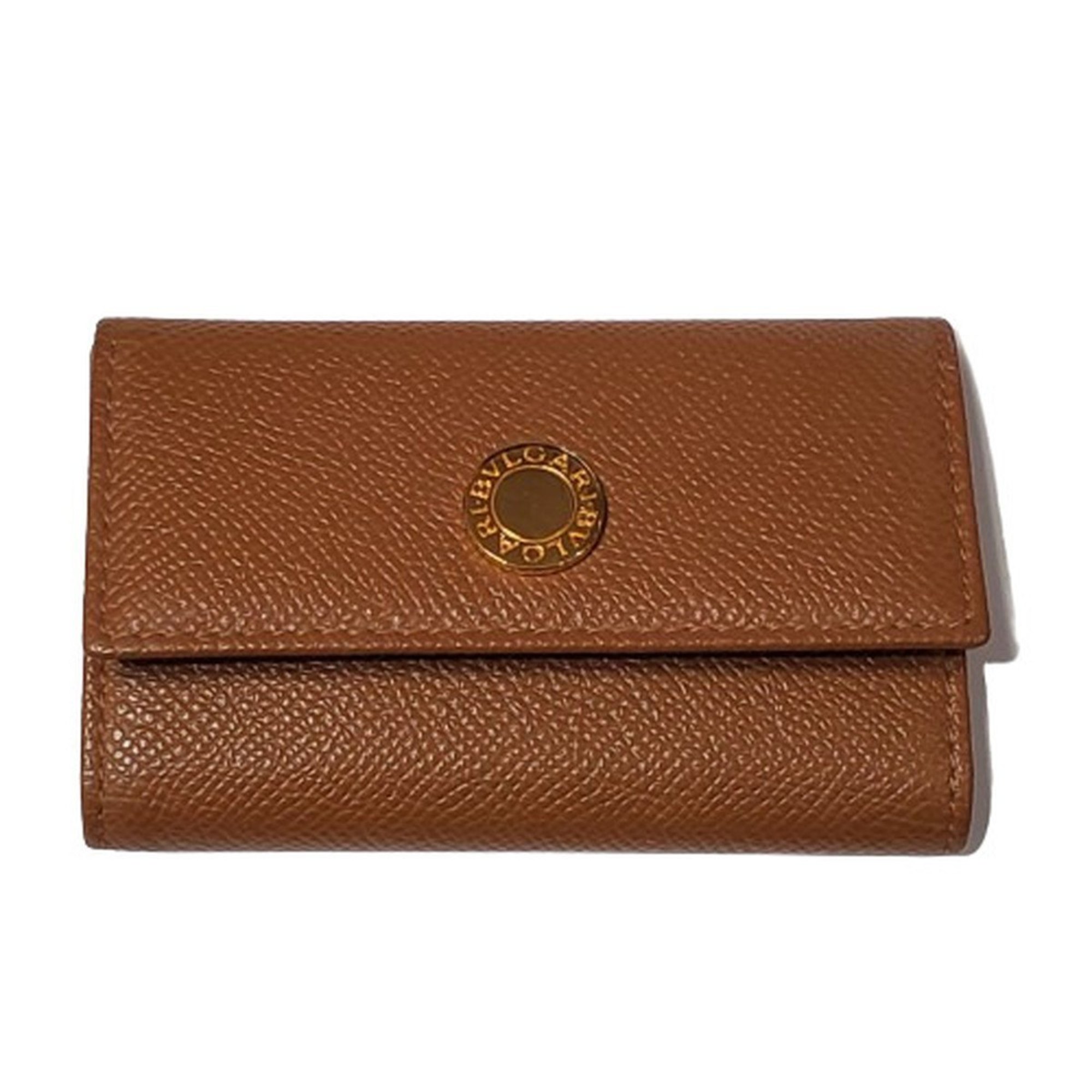 BVLGARI Bulgari Classico 6-key case, leather, for men and women, brown, accessories, Kaizuka store