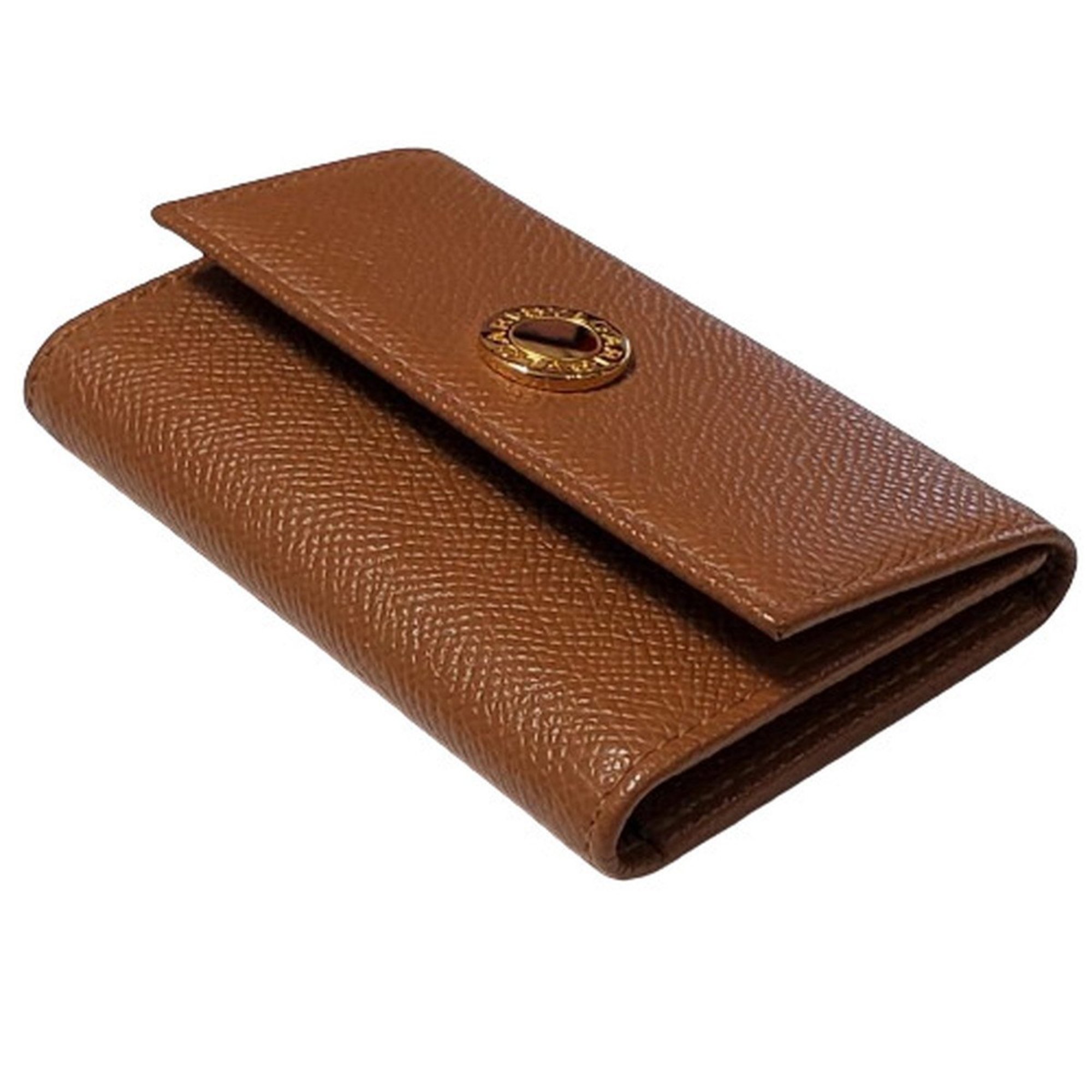 BVLGARI Bulgari Classico 6-key case, leather, for men and women, brown, accessories, Kaizuka store