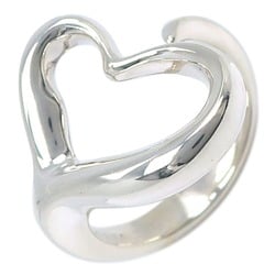 Tiffany TIFFANY&Co. Heart size 7.5 ring Elsa Peretti Silver 925 Approx. 5.4g Open heart Ladies