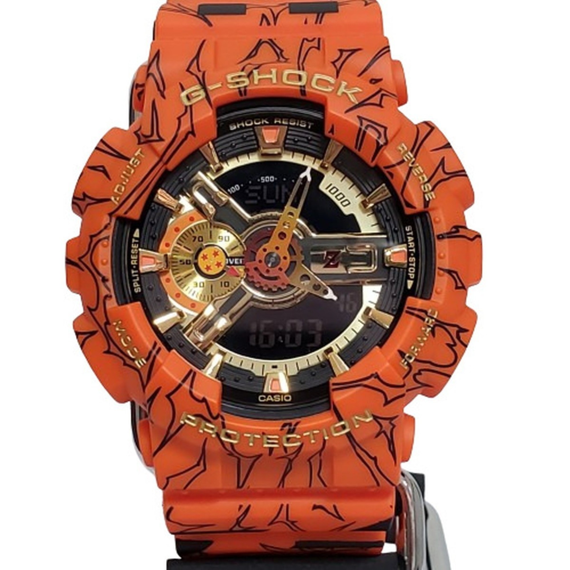 G-SHOCK CASIO Watch GA-110JDB-1JR Dragon Ball Z Collaboration Double Name Orange Black Ana-Digi Digi-Ana Quartz Men's Kaizuka Store