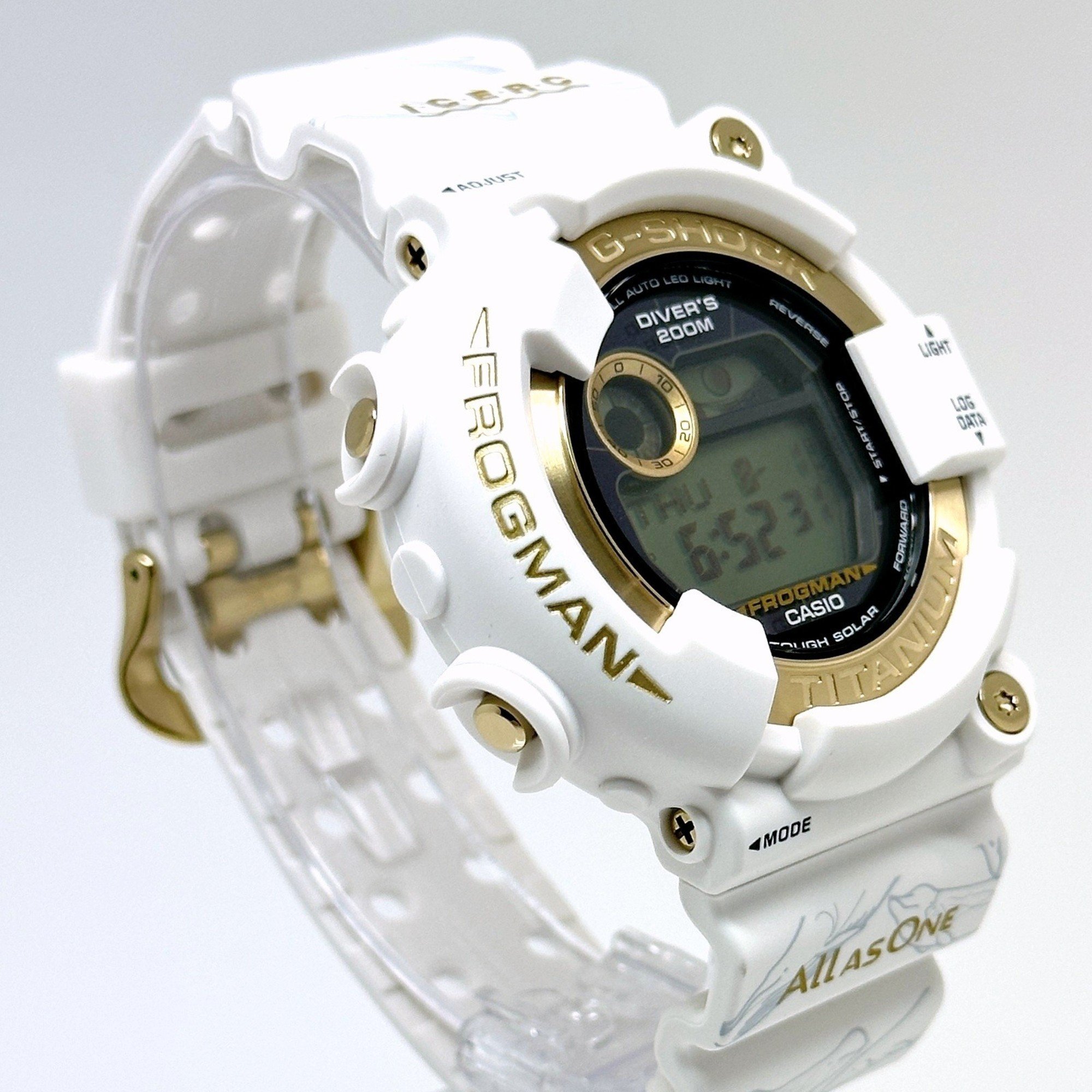 G-SHOCK CASIO Watch GW-8201K-7 Irukuji 2024 Collaboration 30th Anniversary Model Love The Sea And Earth Tough Solar White x Gold Mikunigaoka Store