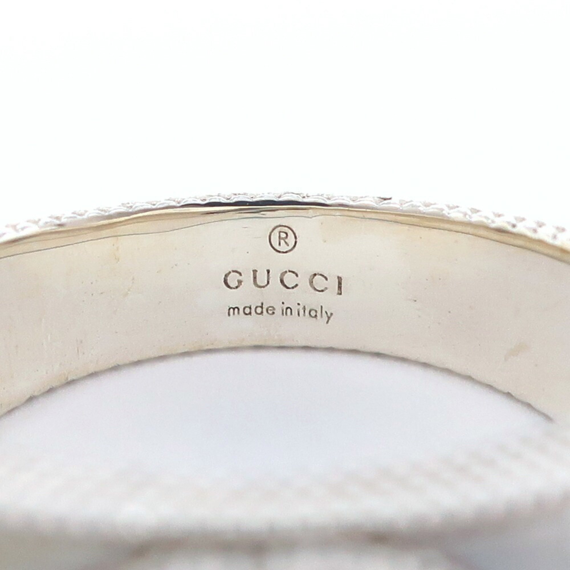 Gucci Interlocking G size 12.5 ring, 925 silver, approx. 8.5g, G, for women