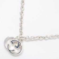 Gucci Interlocking G Necklace Silver 925 Approx. 27.4g Unisex