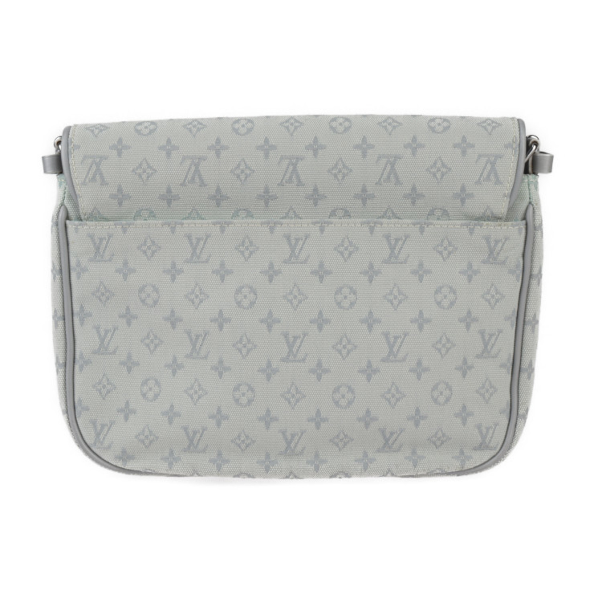 LOUIS VUITTON Louis Vuitton Comte de Fay Musette Shoulder Bag M92279 Monogram Canvas Leather Grey Multicolor Crossbody