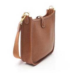 Hermes HERMES Evelyn TPM Shoulder Bag Taurillon Clemence Women's Brown