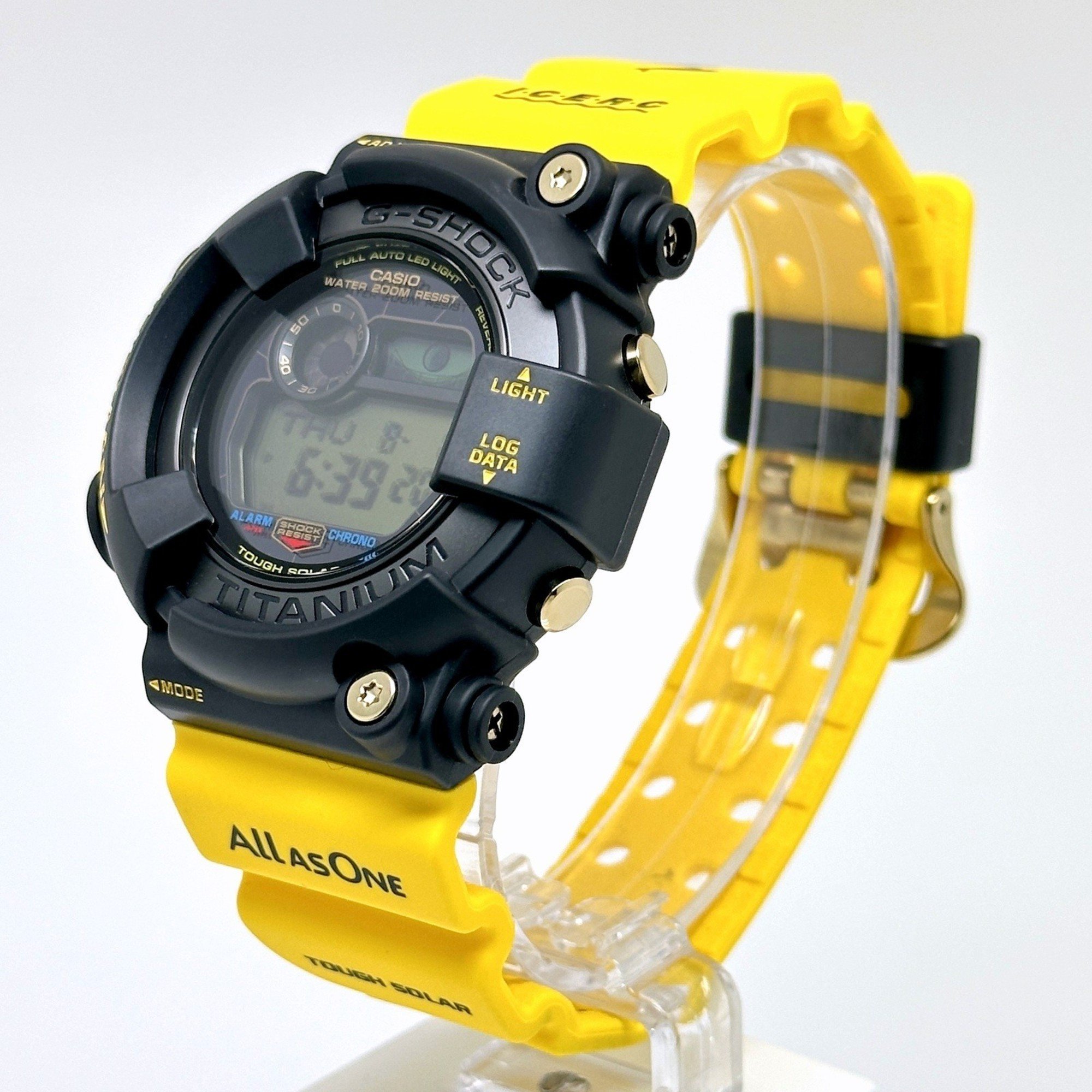 G-SHOCK CASIO Watch GW-8200K-9 FROGMAN Irukuji 2023 Tough Solar Frogman Isearch Japan Iruka Whale Love The Sea And Earth Black x Yellow Mikunigaoka Store