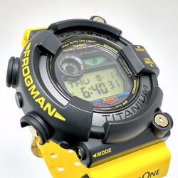 G-SHOCK CASIO Watch GW-8200K-9 FROGMAN Irukuji 2023 Tough Solar Frogman Isearch Japan Iruka Whale Love The Sea And Earth Black x Yellow Mikunigaoka Store