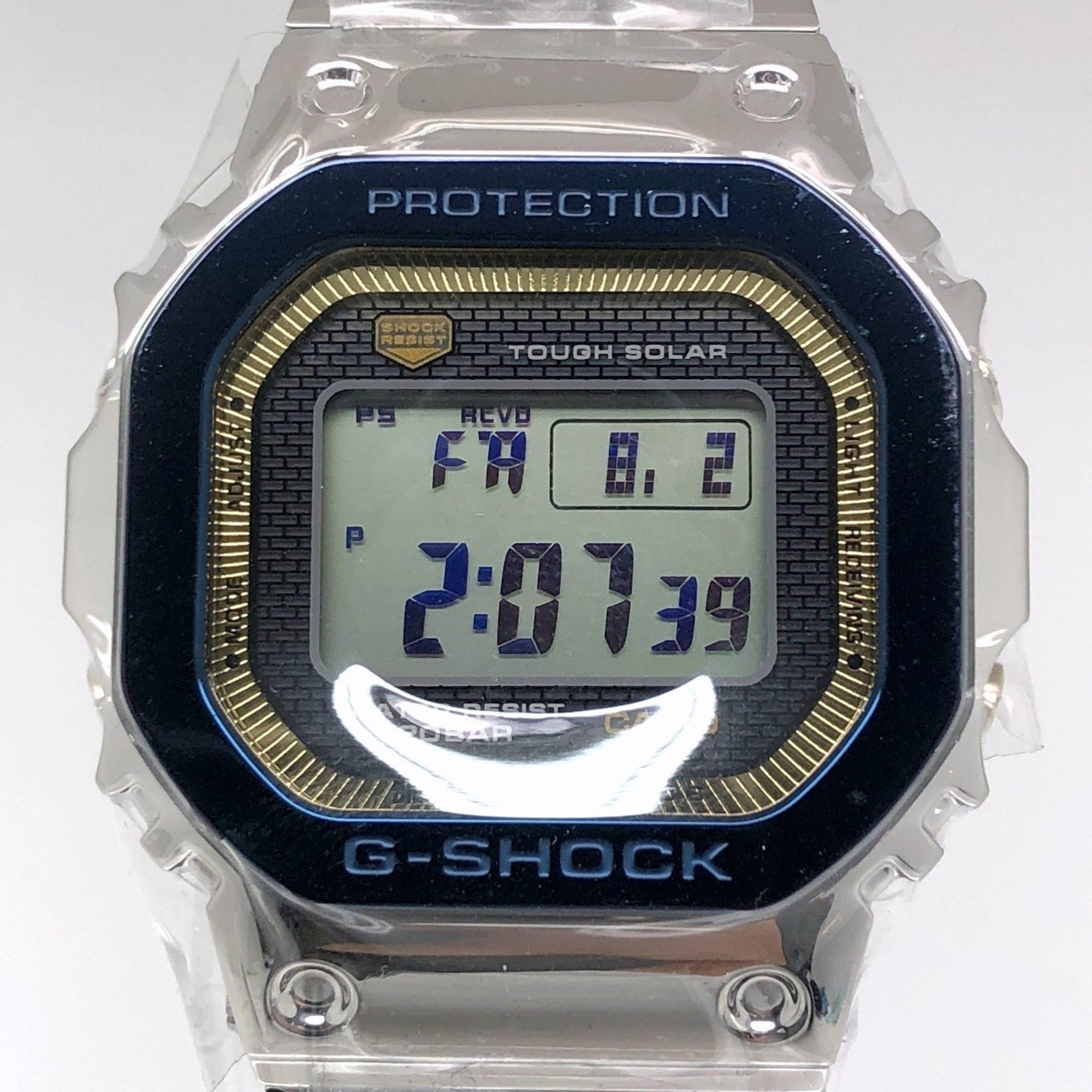 G-SHOCK CASIO Watch GMW-B5000SS-2 50th Anniversary Model Full Metal Blue IP Radio Solar LED Light Mobile Link Bluetooth WATCH 50TH ANNIVERSARY Mikunigaoka Store