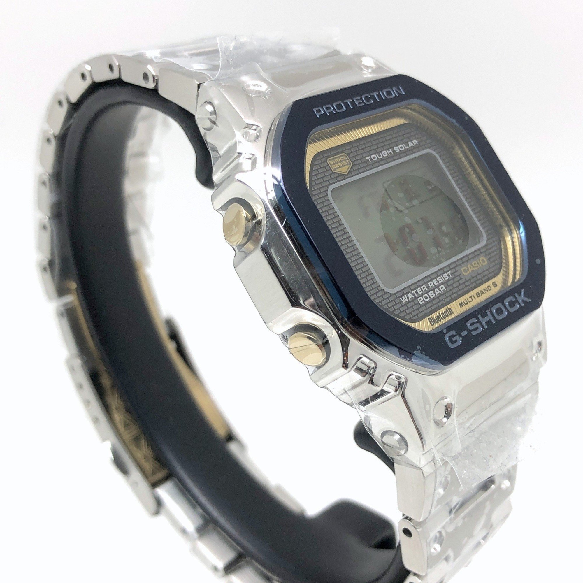 G-SHOCK CASIO Watch GMW-B5000SS-2 50th Anniversary Model Full Metal Blue IP Radio Solar LED Light Mobile Link Bluetooth WATCH 50TH ANNIVERSARY Mikunigaoka Store