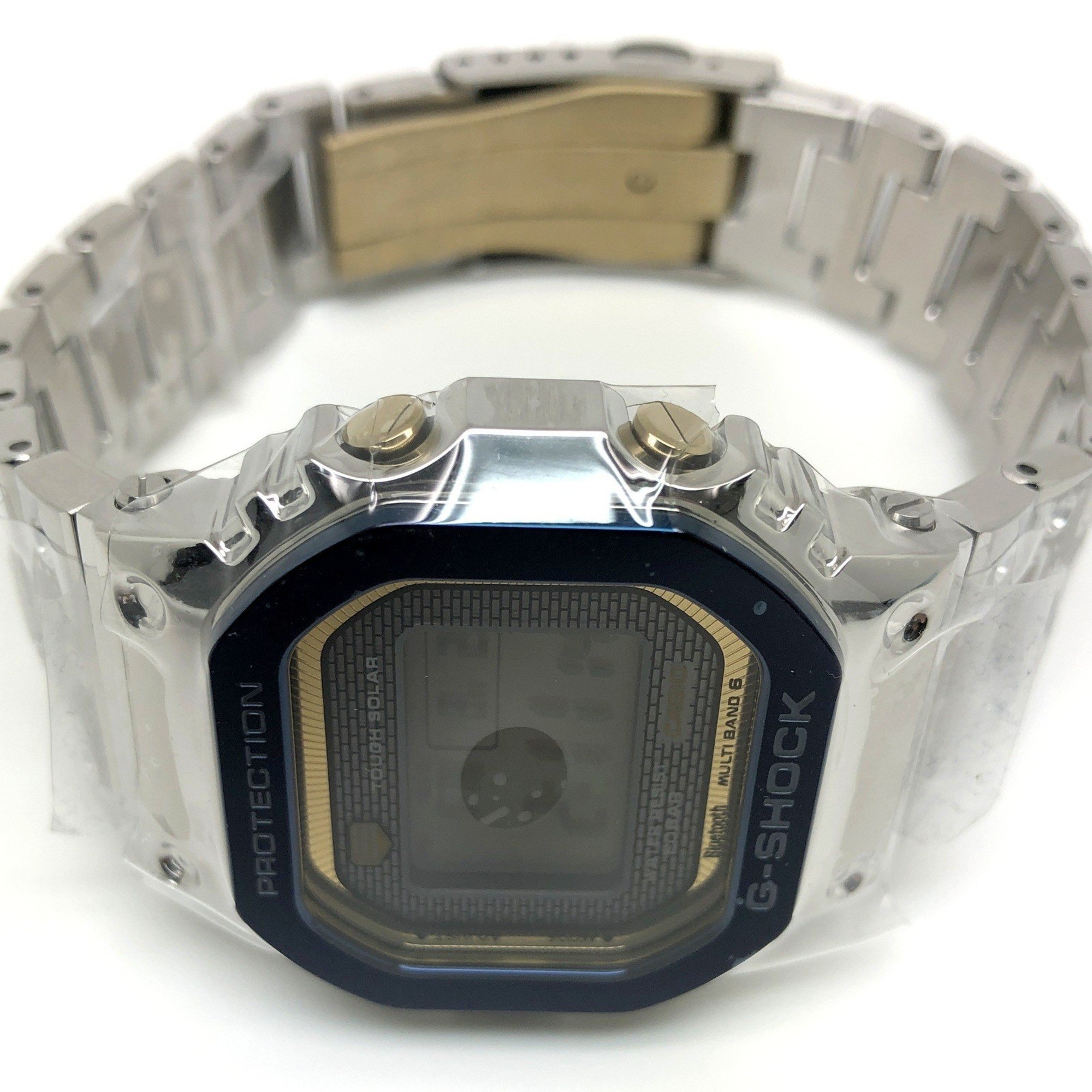 G-SHOCK CASIO Watch GMW-B5000SS-2 50th Anniversary Model Full Metal Blue IP Radio Solar LED Light Mobile Link Bluetooth WATCH 50TH ANNIVERSARY Mikunigaoka Store