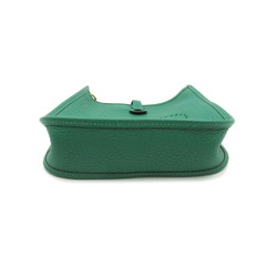 Hermes HERMES Evelyn TPM (16) Shoulder Bag Calfskin (Cowhide) Taurillon Clemence Women's Green