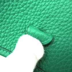 Hermes HERMES Evelyn TPM (16) Shoulder Bag Calfskin (Cowhide) Taurillon Clemence Women's Green