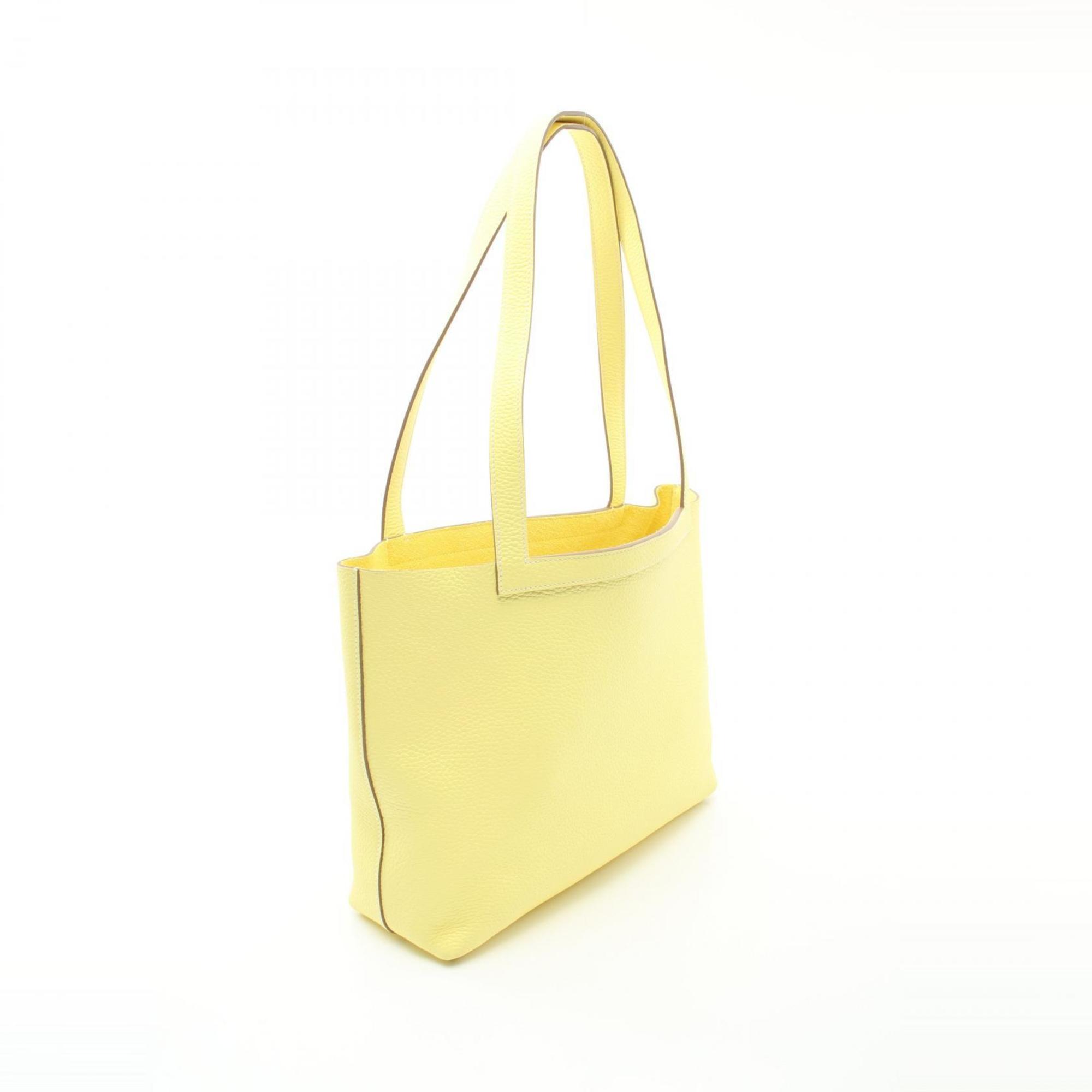 Hermes HERMES Cabas Serie 31 Tote Bag Epsom Leather Women's Yellow