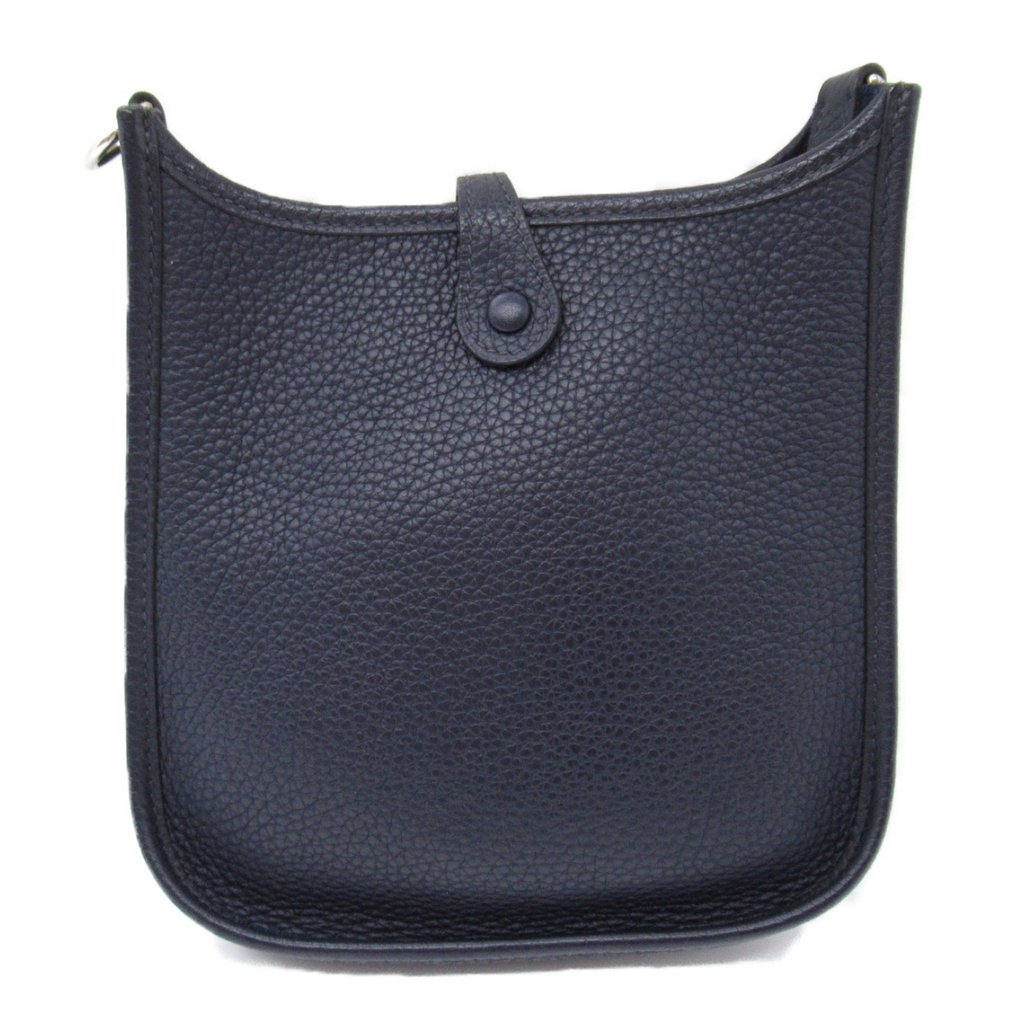 Hermes HERMES Evelyn Amazon TPM Blue Nuit Shoulder Bag Calfskin (Cowhide) Taurillon Clemence Women's Black