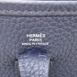 Hermes HERMES Evelyn Amazon TPM Blue Nuit Shoulder Bag Calfskin (Cowhide) Taurillon Clemence Women's Black