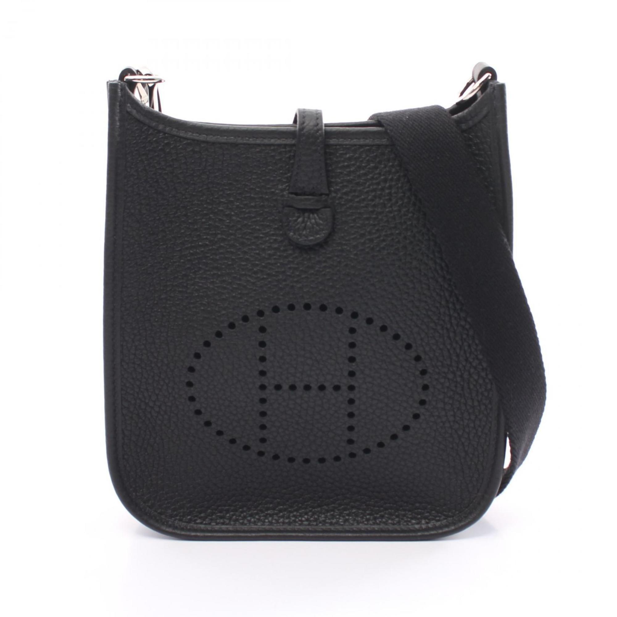 Hermes HERMES Evelyn TPM Amazon Shoulder Bag Taurillon Clemence Women's Black 069426CK