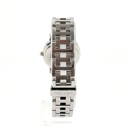 HERMES Clipper CL4.210 Watch Stainless Steel/Stainless Steel Silver Quartz Brown Dial Women's