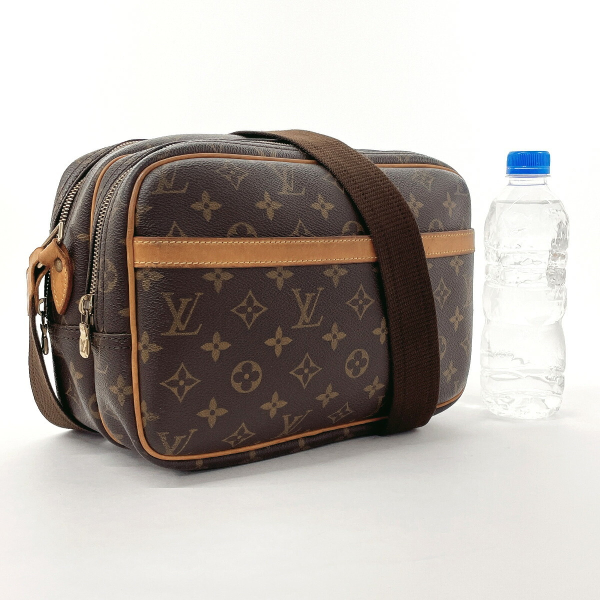 LOUIS VUITTON Louis Vuitton Reporter PM M45254 Shoulder Bag Monogram Canvas Brown Unisex N4075119