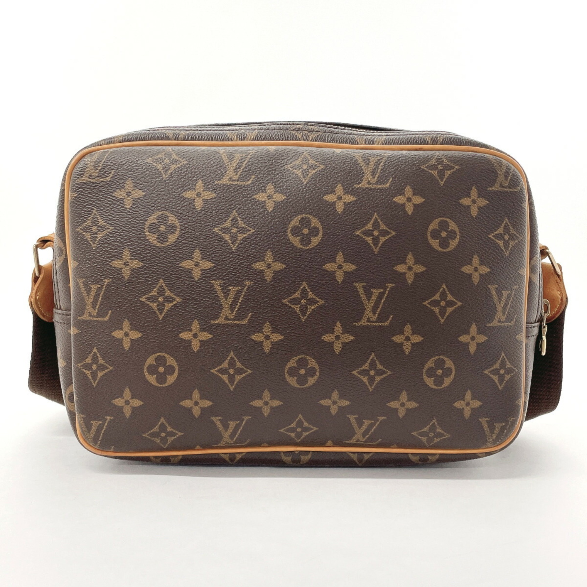 LOUIS VUITTON Louis Vuitton Reporter PM M45254 Shoulder Bag Monogram Canvas Brown Unisex N4075119