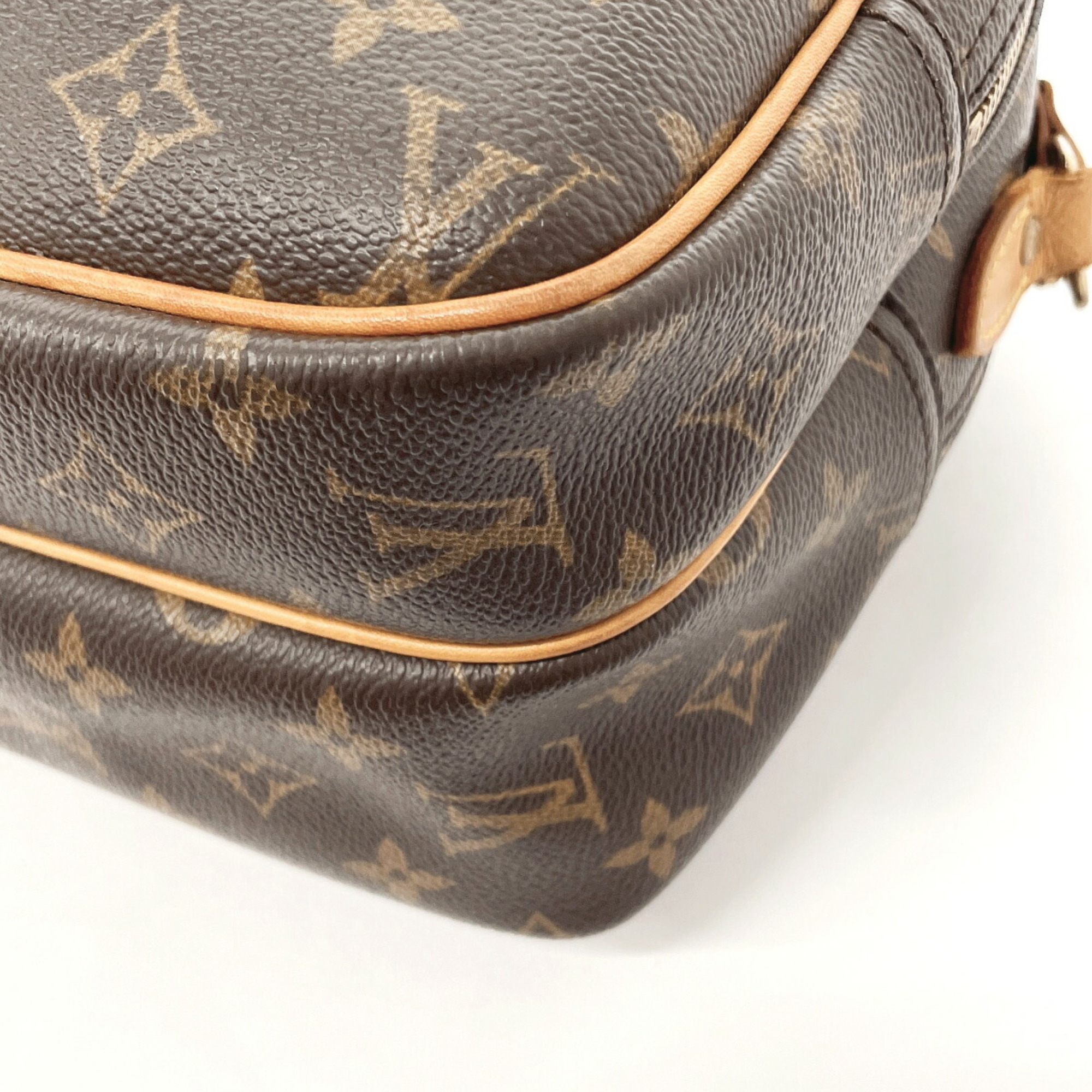 LOUIS VUITTON Louis Vuitton Reporter PM M45254 Shoulder Bag Monogram Canvas Brown Unisex N4075119