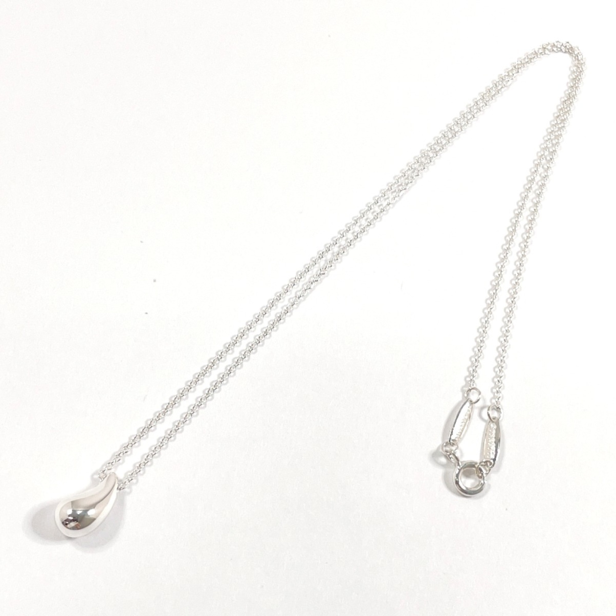 TIFFANY&Co. Tiffany Teardrop Elsa Peretti Necklace, Silver 925, Silver, Women's