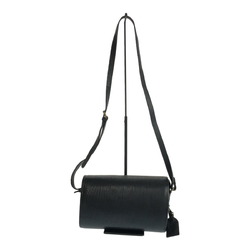 RALPH LAUREN Leather shoulder bag, BLK, black, men's, Mikunigaoka store