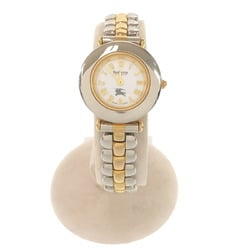 BURBERRY'S Quartz Watch Silver Gold Made in England Bicolor Ladies Mikunigaoka Store