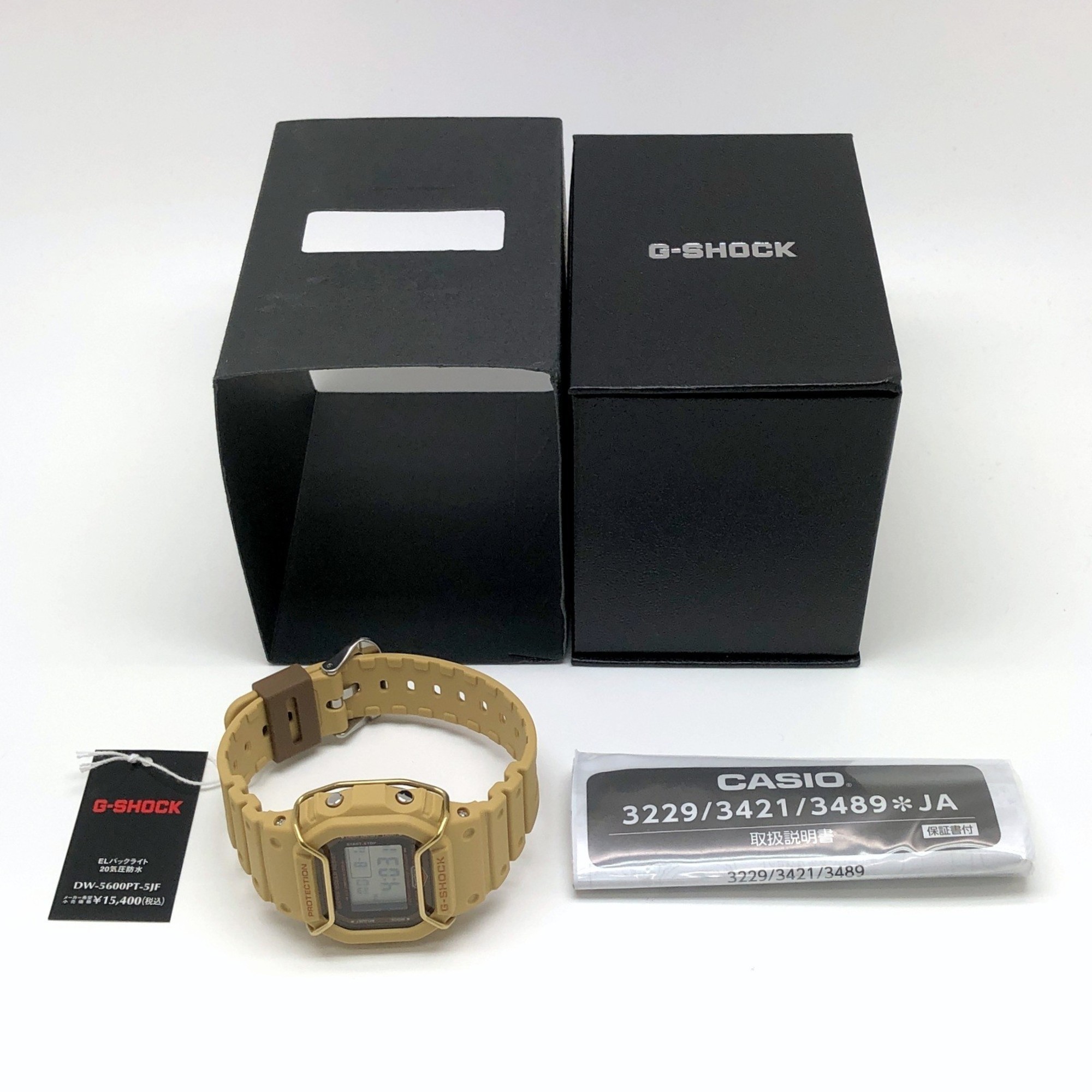 G-SHOCK CASIO Watch DW-5600PT-5 Tone on Series One Gold Protector Mikunigaoka Store