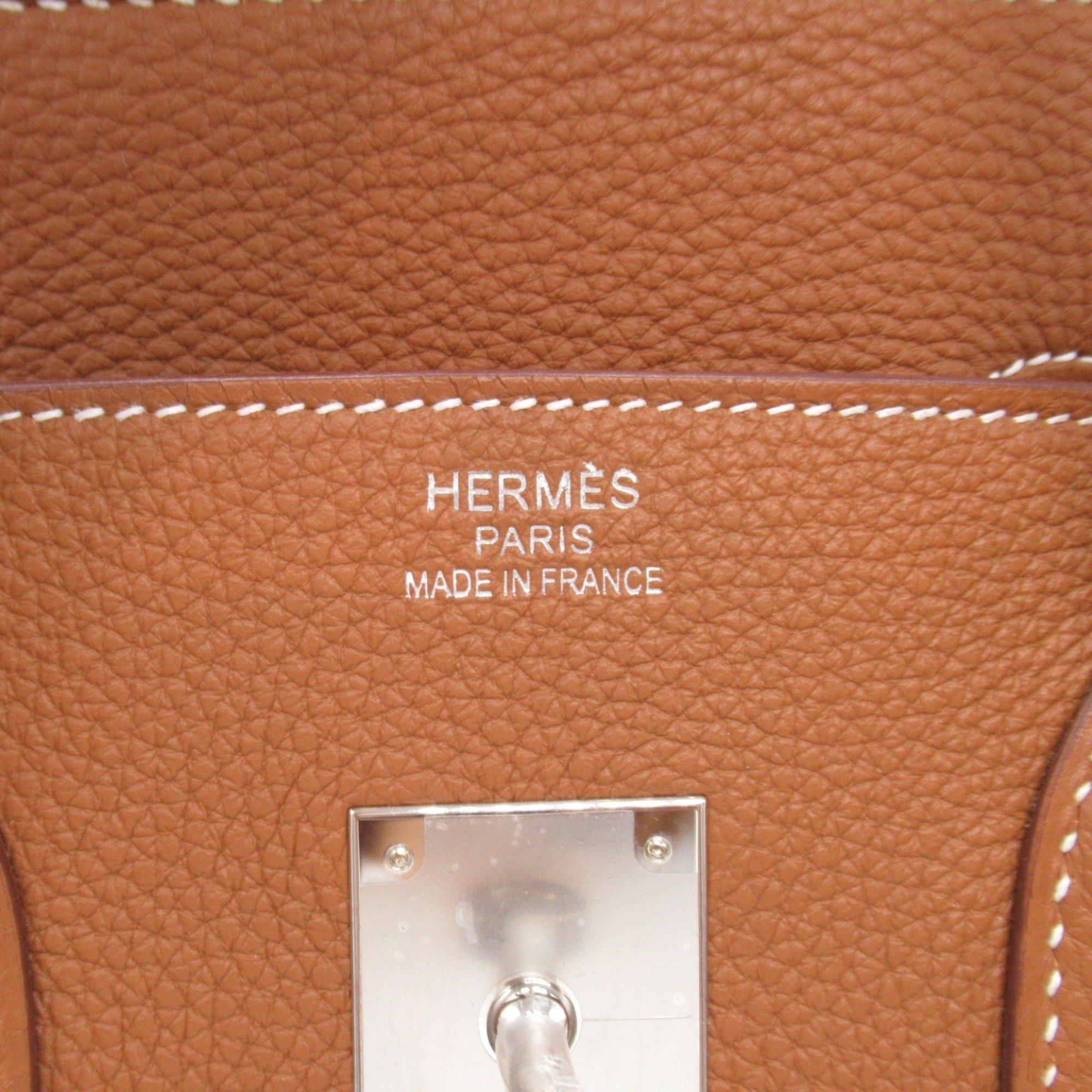 Hermes HERMES Birkin 35 Gold Handbag Bag Leather Togo Women's