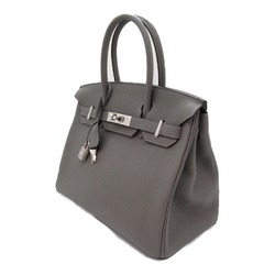 Hermes HERMES Birkin 30 Grimeyer Handbag Bag Leather Togo Women's Gray