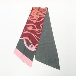 Hermes HERMES Maxi Twilly FESTIVAL DES AMAZON Scarf Silk Women's Pink Multicolor