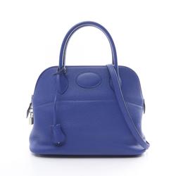 Hermes HERMES Bolide 31 Handbag Bag Taurillon Clemence Women's Blue