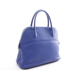 Hermes HERMES Bolide 31 Handbag Bag Taurillon Clemence Women's Blue